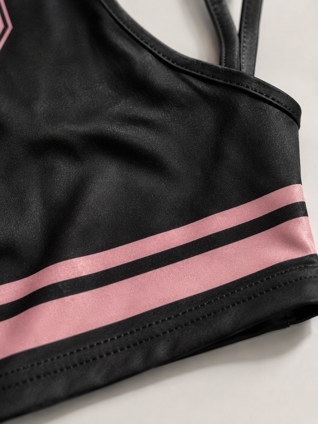Women's Vintage Athletic Strapped Crop Top (Small)
