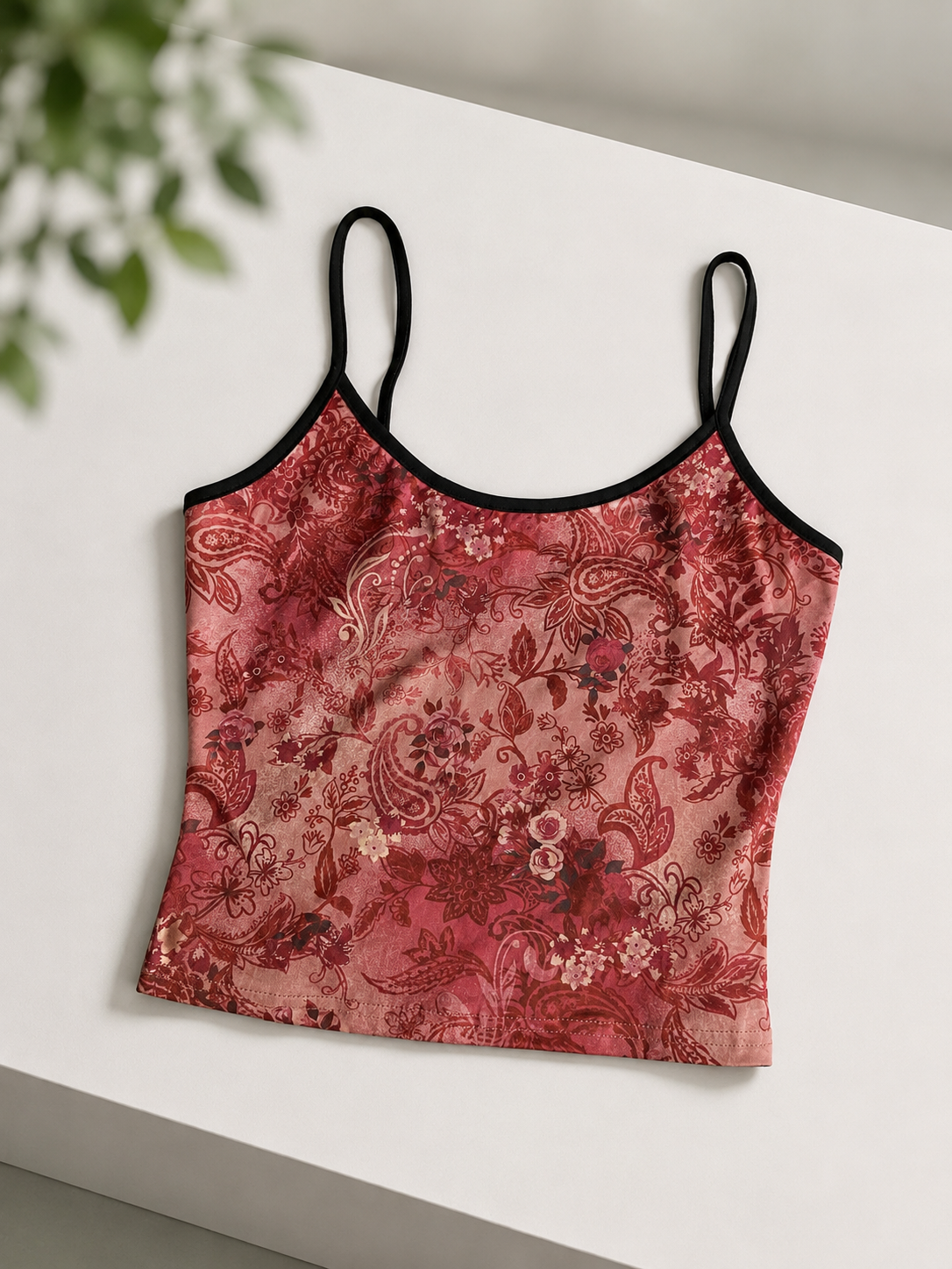 Women's Rare Vintage Strapped Crop Top (Small)